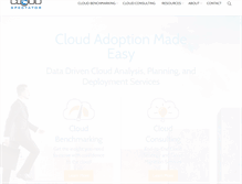 Tablet Screenshot of cloudspectator.com